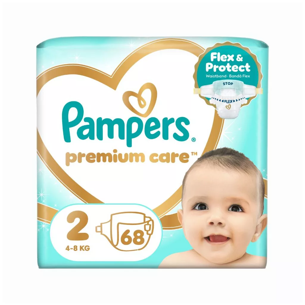 Pampers Premium Care Mini 2, 4-8 kg HAVI PELENKACSOMAG 272 db + AJÁNDÉK Baba az autóban matrica