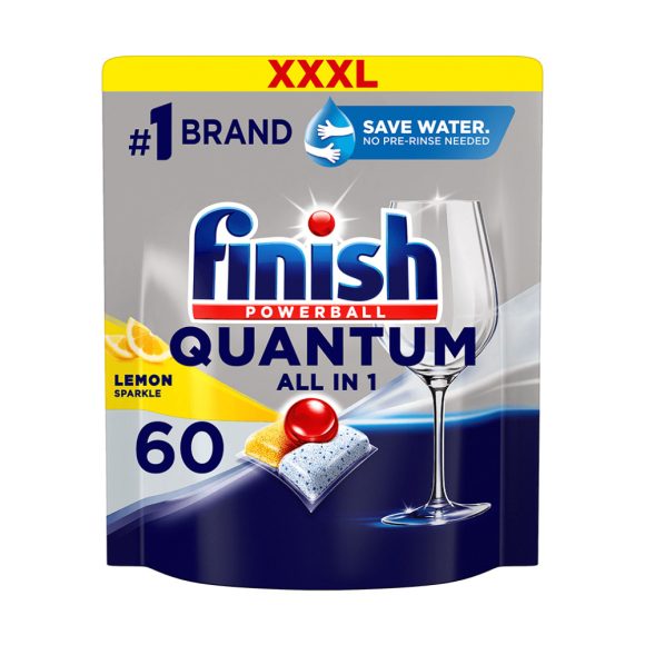 Finish Quantum All in 1 mosogatógép-tabletta, citrom, (60 db)