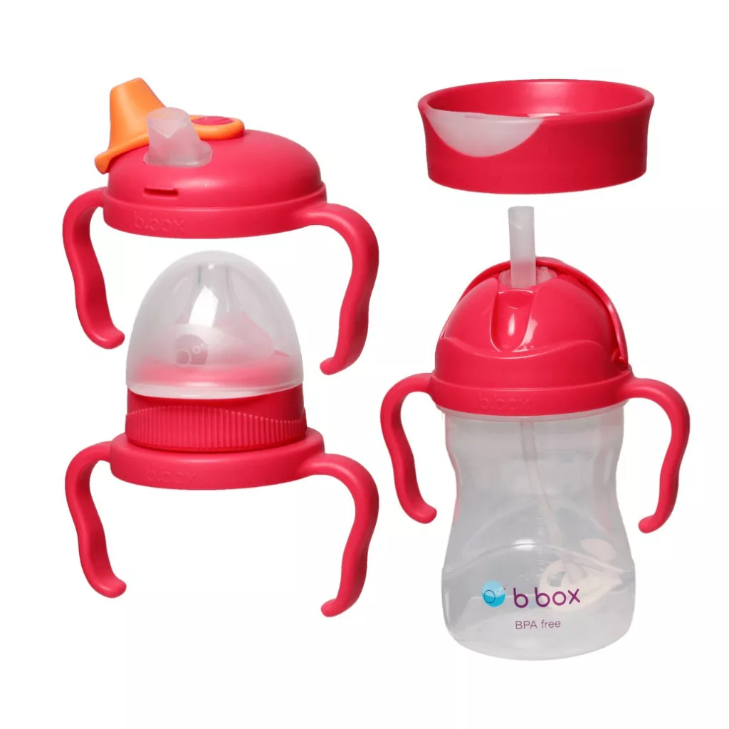 B.box itatópohár készlet 240 ml (málnapiros)