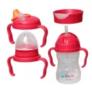 B.box itatópohár készlet 240 ml (málnapiros)