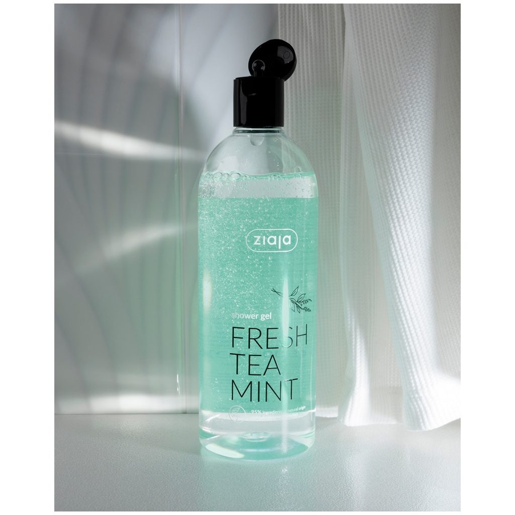 ZIAJA Tusfürdő gél friss menta tea kivonattal (500 ml)