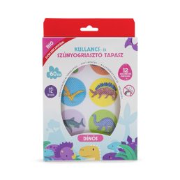   Elysium HESS! kullancs- és szúnyogriasztó dínós tapasz intenzívebb aromával, 3+ (60 db)