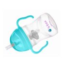 B.box súlyozott szívószálas itatópohár 240 ml (vízkék)