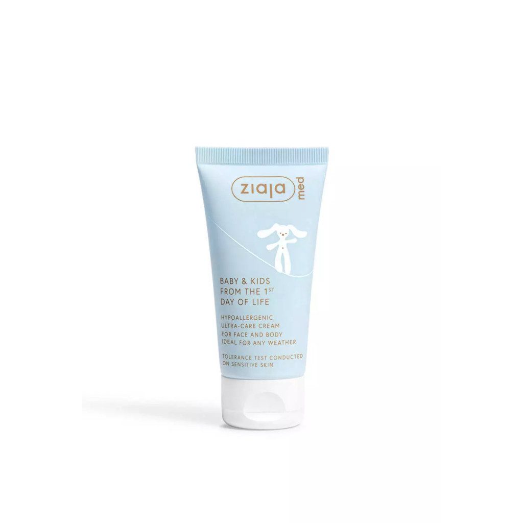 Ziaja MED Baba és gyermek védőkrém arcra és testre (hipoallergén) 0 hó+ (50 ml)