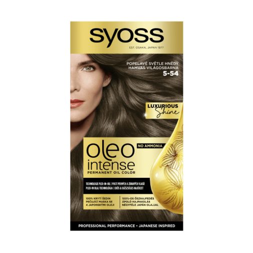 Syoss Color Oleo intenzív olaj hajfesték 5-54 Hamas világos barna (1 db)