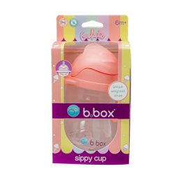   B.box súlyozott szívószálas itatópohár 240 ml (pasztell tutti-frutti)