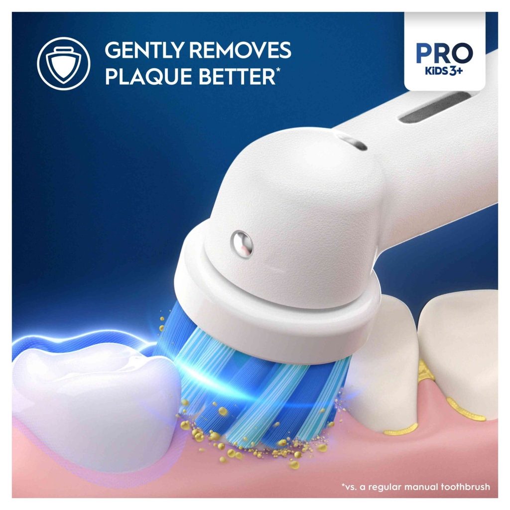 Oral-B Pro Kids fogkefefej Pókember Figurákkal (4 db)