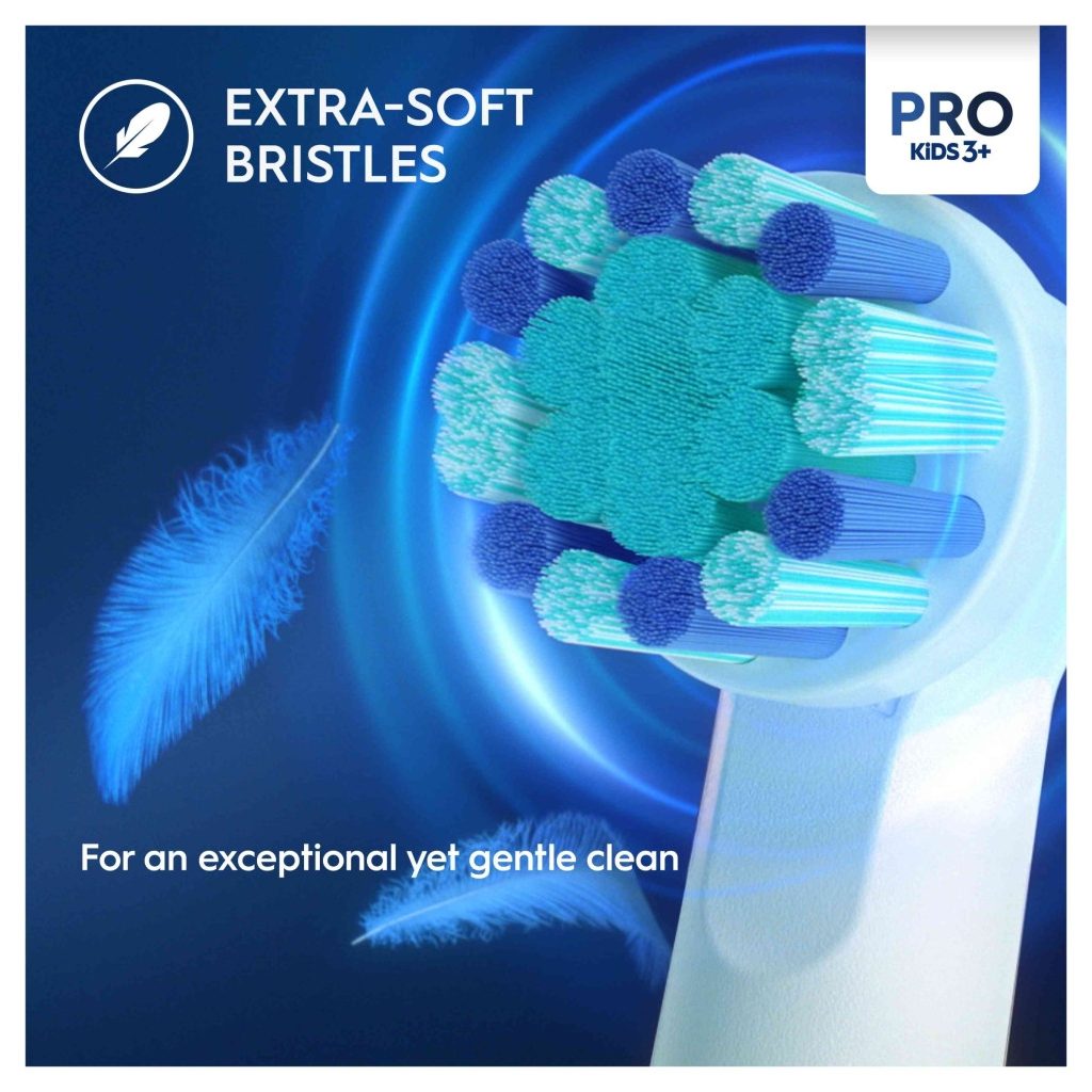 Oral-B Pro Kids fogkefefej Pókember Figurákkal (4 db)