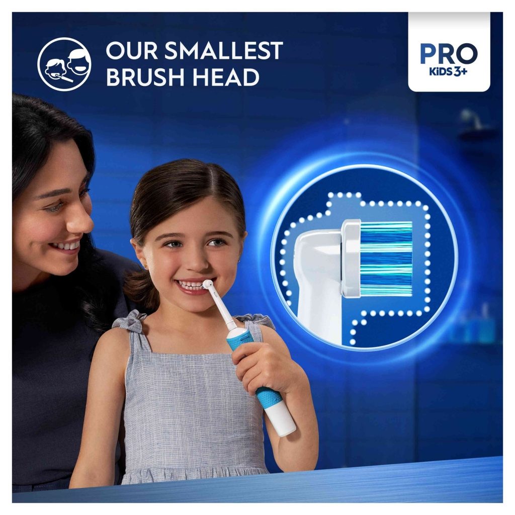 Oral-B Pro Kids fogkefefej Pókember Figurákkal (4 db)