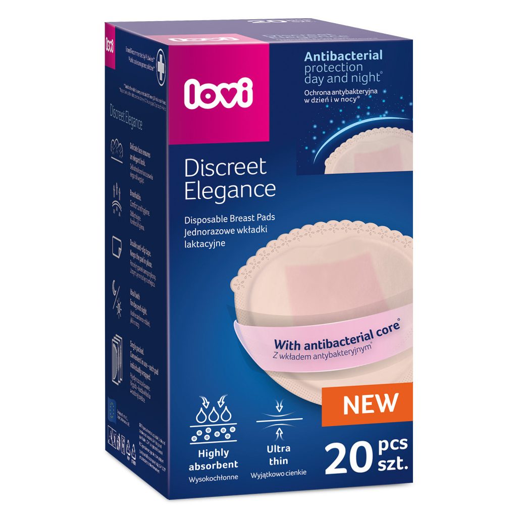 LOVI Discreet Elegance Antibakteriális melltartóbetét  20db bézs