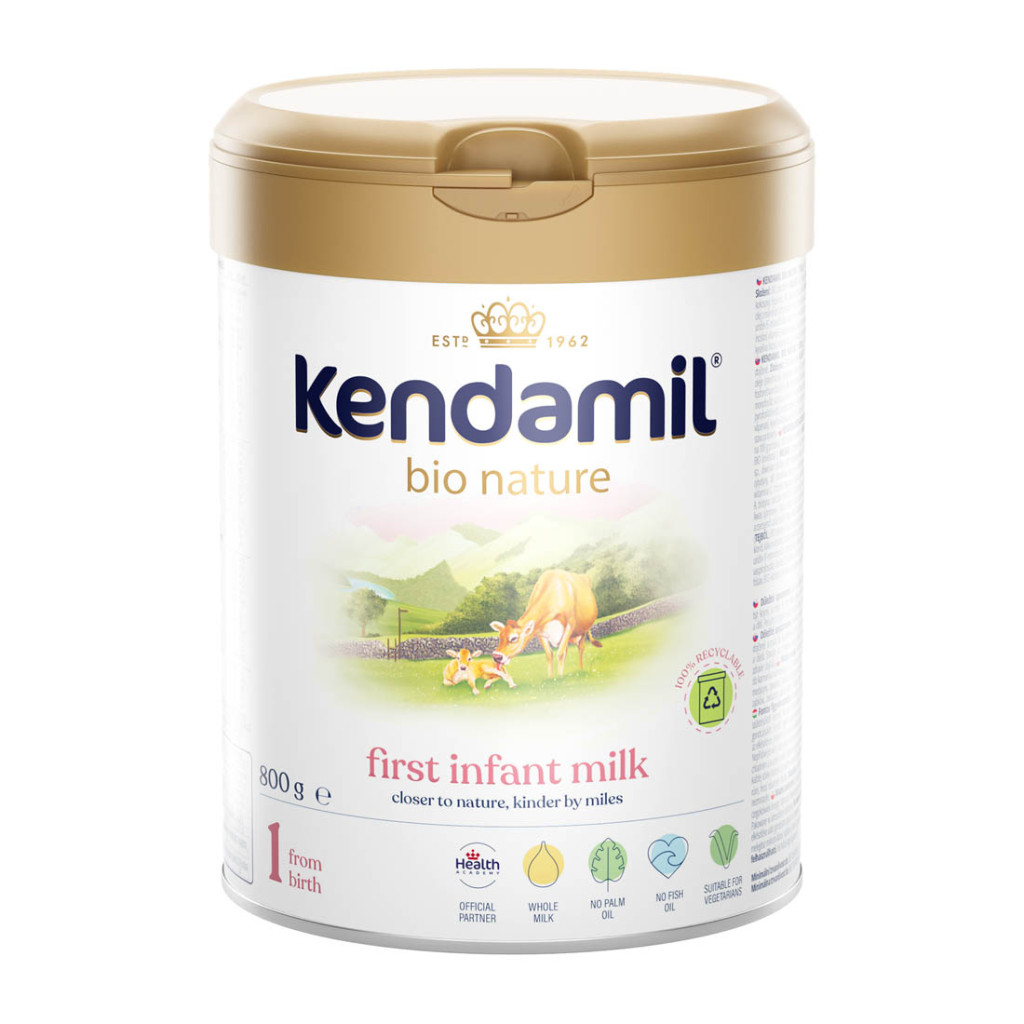Kendamil BIO Nature 1 tejalapú anyatej-helyettesítő tápszer 0 hó+ (800 g)