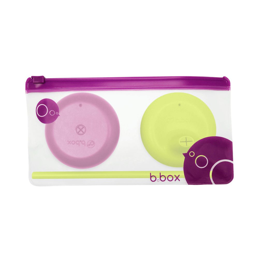 B.box szilikon pohárfedél 2 db (lila-zöld)