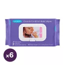 Lansinoh Baba kondícionáló nedves törlőkendő 6x80 db