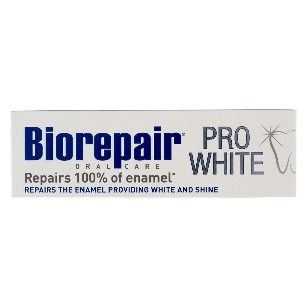 Biorepair Pro White fogkrém Zománcvédelem, fehérítő hatás 75ml
