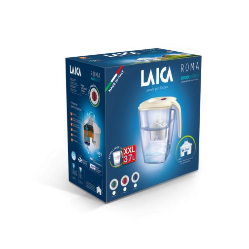 Laica Róma NB XXL vízszűrő kancsó sötétkék tárcsával (3,7 literes)
