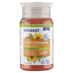 Tetesept Fürdősó Mozgás utáni izomregeneráló (600 g)