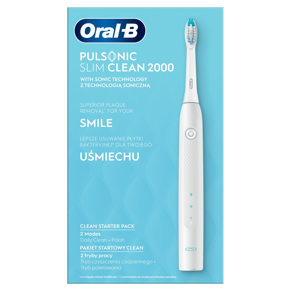 Oral-b Pulsonic Slim Clean 2000 Test Stiftung Warentest Oral-B Pulsonic Slim Clean 2000 fehér elektromos fogkefe - P