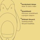 Tommee Tippee 2 az 1-ben hordozható éjszakai fény pingvin állítható fényerővel