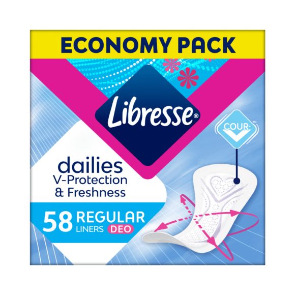 Libresse Normal Deo Fresh tisztasági betét (58 db)