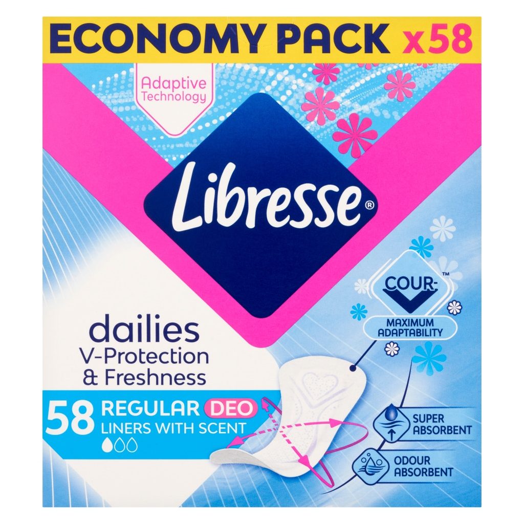 Libresse Normal Deo Fresh tisztasági betét (58 db)