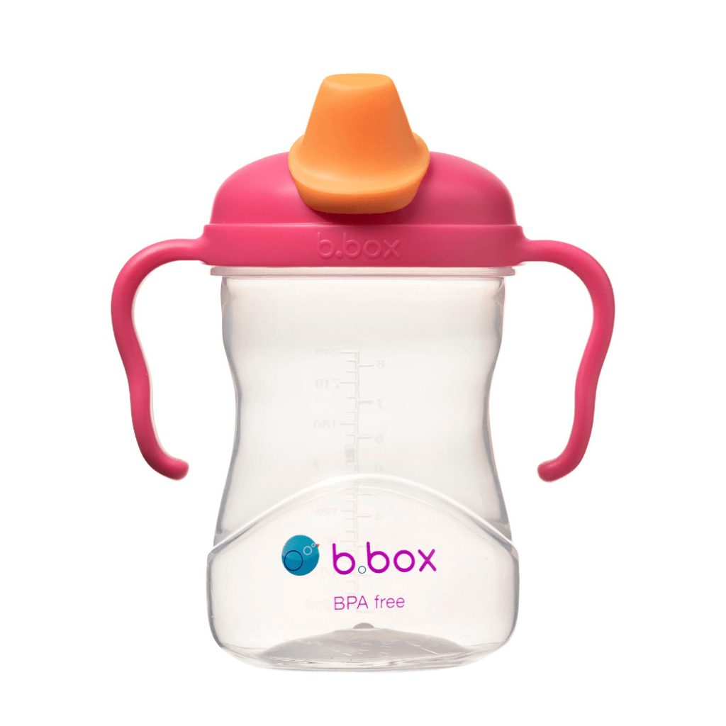 B.box csőrös itatópohár 240 ml (málnapiros)