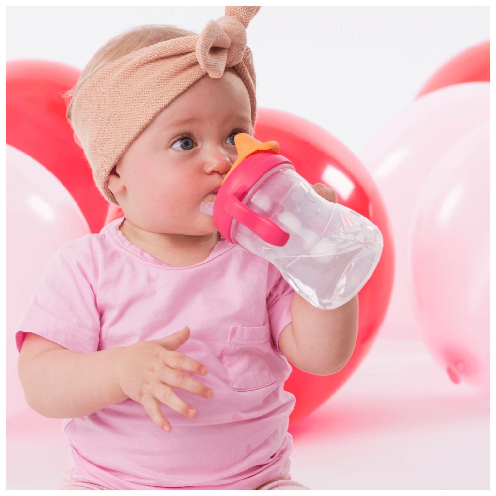 B.box csőrös itatópohár 240 ml (málnapiros)