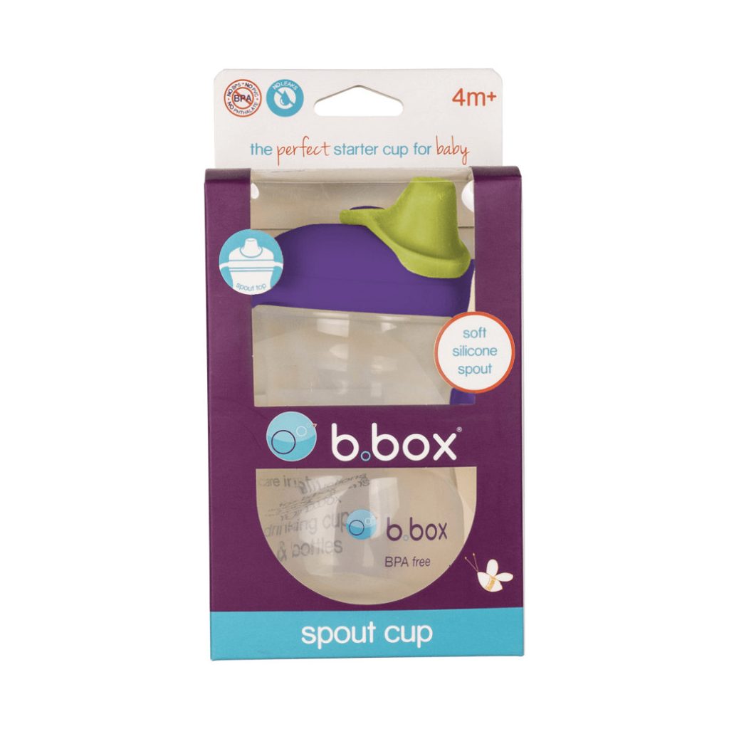 B.box csőrös itatópohár 240 ml (szőlőlila)