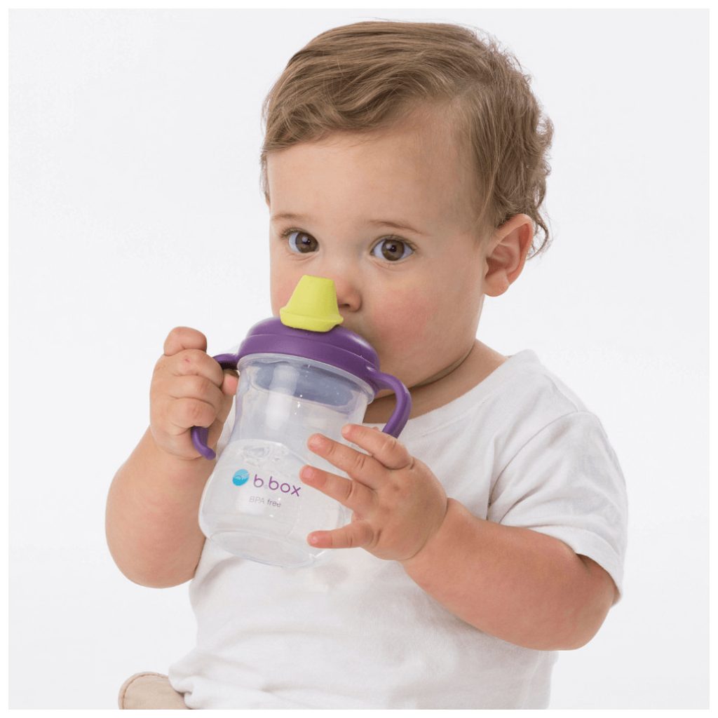 B.box csőrös itatópohár 240 ml (szőlőlila)