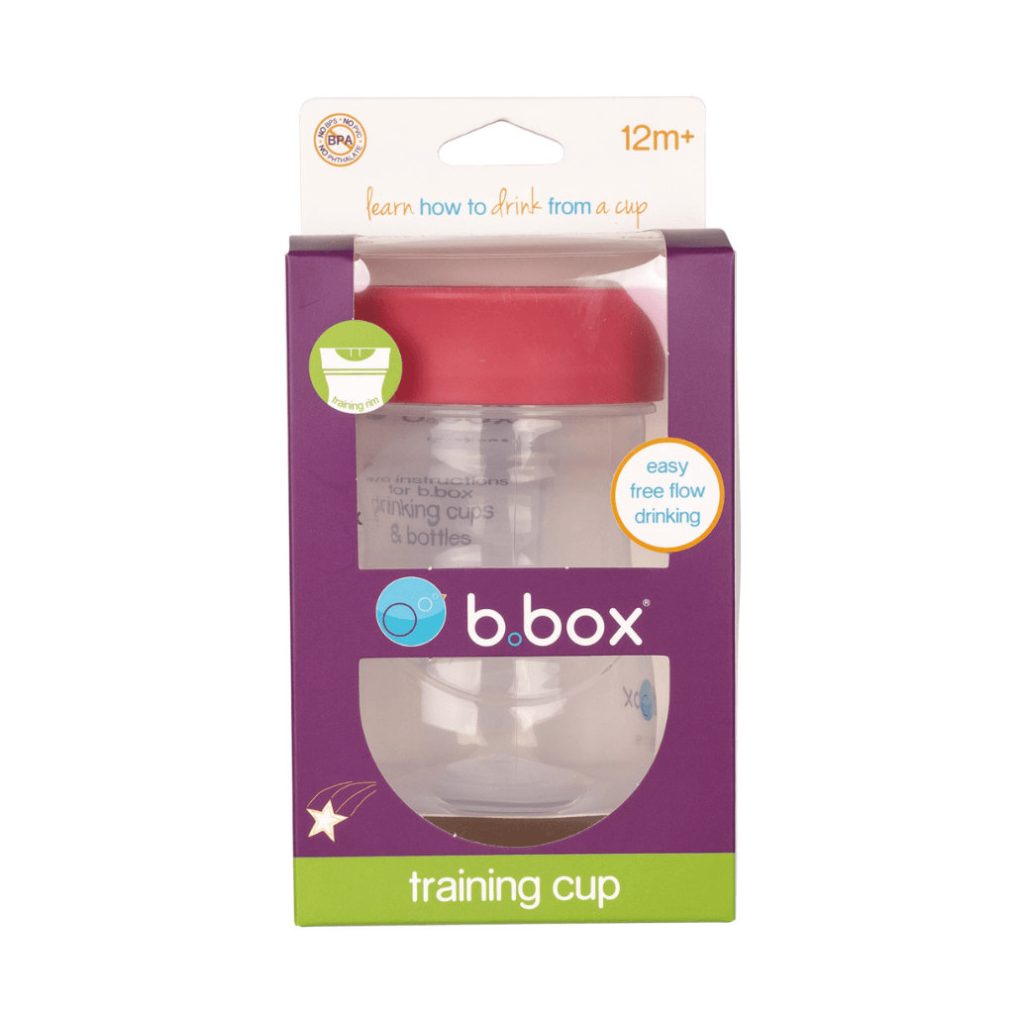 B.box tanulópohár 240 ml (málnapiros)