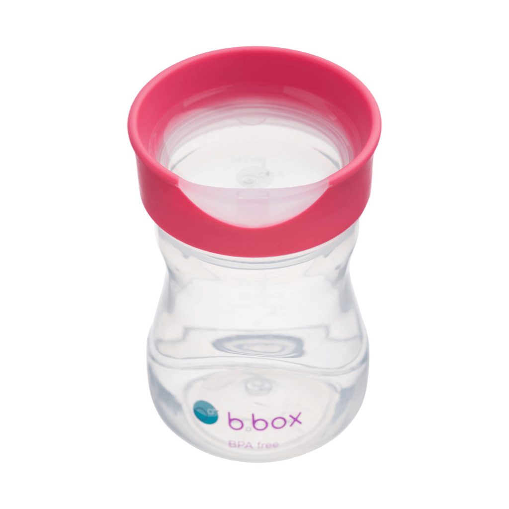 B.box tanulópohár 240 ml (málnapiros)