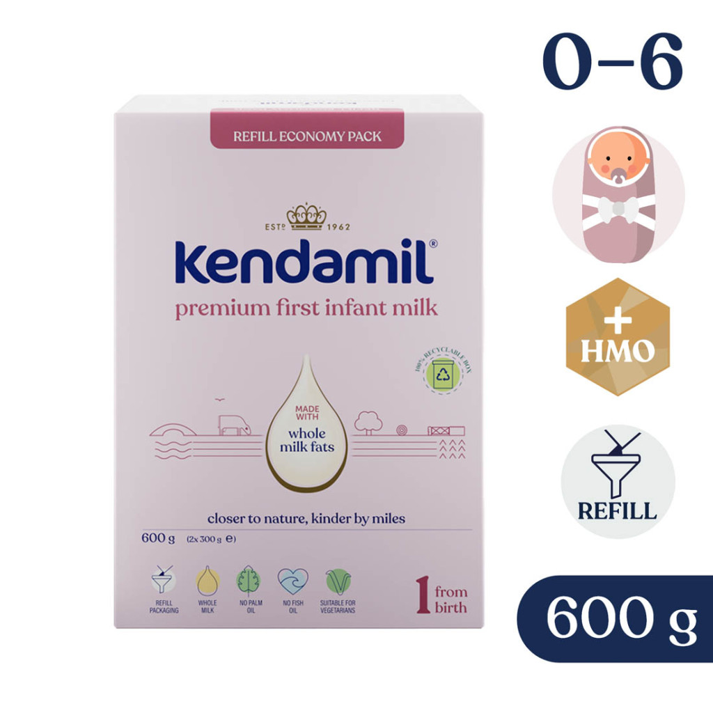 Kendamil Premium Box 1 tejalapú anyatej-helyettesítő tápszer 0 hó+ (600 g)