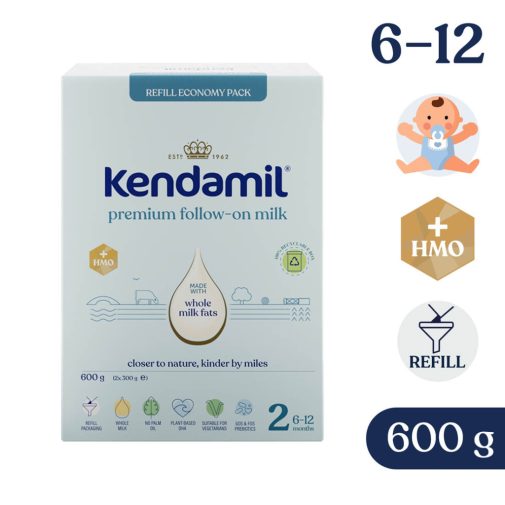 Kendamil Premium Box 2 tejalapú anyatej-kiegészítő tápszer 6-12 hó (600 g)