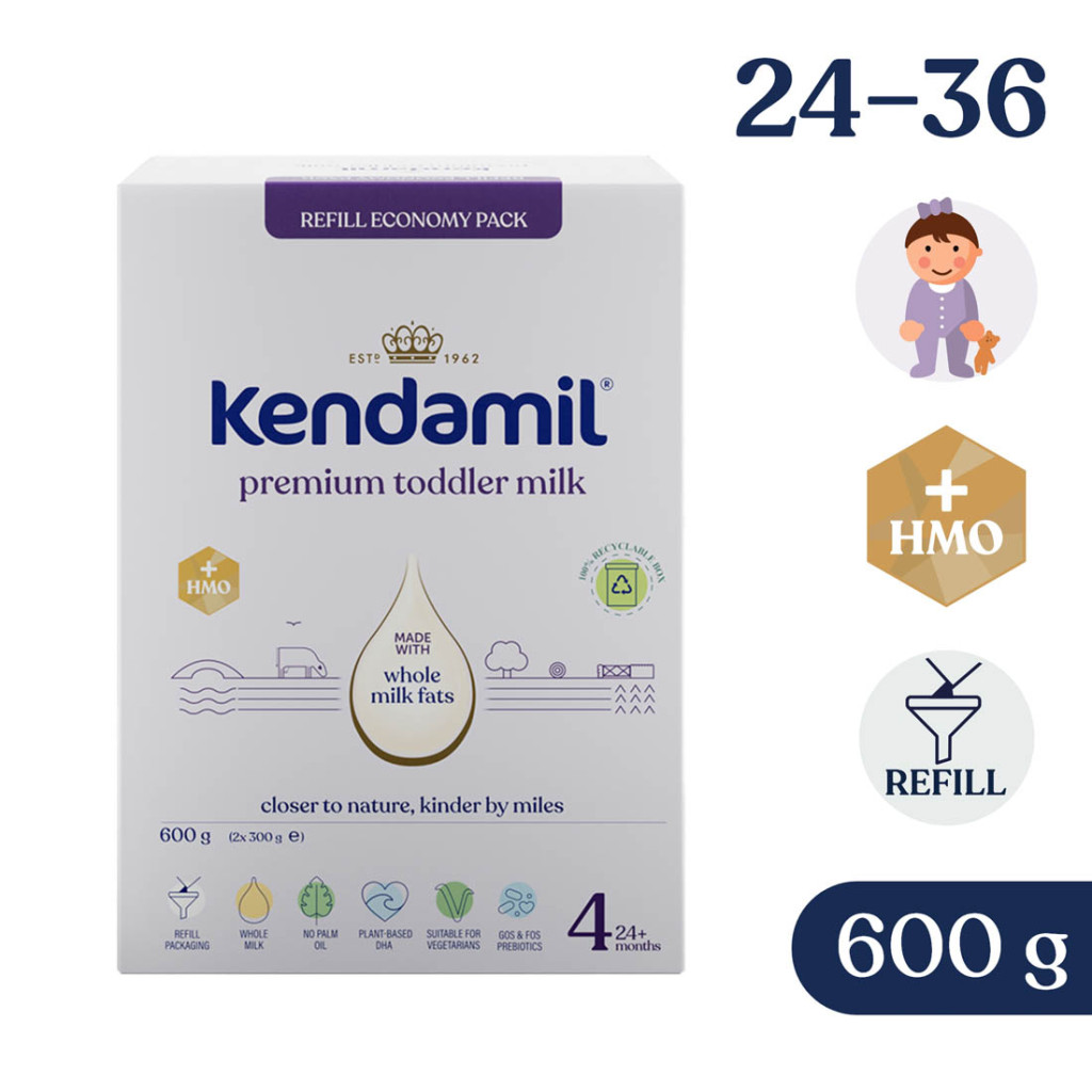 Kendamil Premium Box 4​ Tejalapú anyatej-kiegészítő tápszer 24 hó+ (600 g)