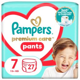Pampers Premium Care Pants bugyipelenka 7, 15+ kg, 27 db