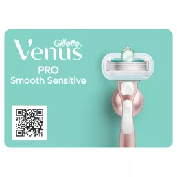   INGYENES SZÁLLÍTÁS - Gillette Venus Pro Smooth Sensitive borotvabetét női borotvához 10 db