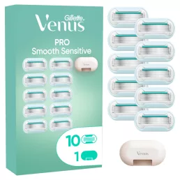   INGYENES SZÁLLÍTÁS - Gillette Venus Pro Smooth Sensitive borotvabetét női borotvához 10 db