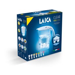  Laica Clear Line fehér vízszűrő kancsó 1 db bi-flux univerzális szűrőbetéttel