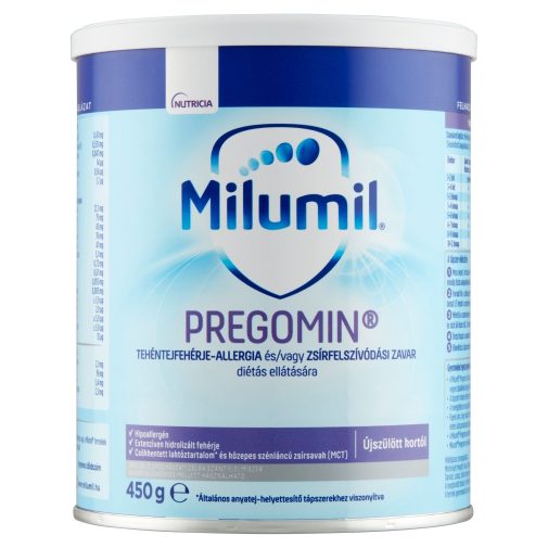 Milumil Pregomin speciális gyógyászati célra szánt élelmiszer 0hó+ (450 g)