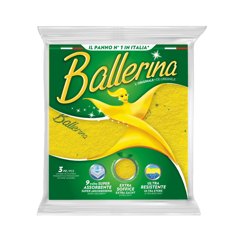 Ballerina háztartási törlőkendő (3 db)