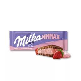 Milka MMMax epres-joghurtos táblás tejcsokoládé 300 g