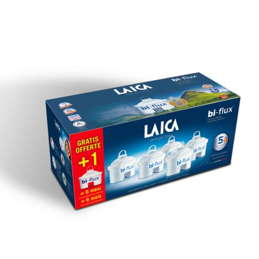 Laica Univerzális Bi-Flux 5 db + 1 db ajándék vízszűrőbetét (összesen 6 db)