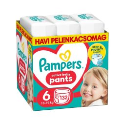   Pampers Active Baby Pants bugyipelenka 6, 13-19 kg, HAVI PELENKACSOMAG 132 db