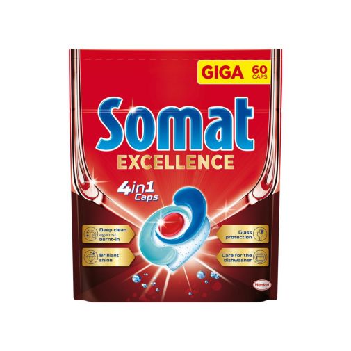 Somat Excellence 4in1 gépi mosogatószer kapszula 60 db 1140 g