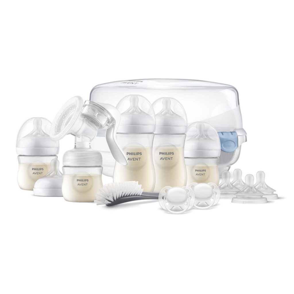 Philips Avent SCD430/50 Natural Response anyatejes készlet kézi mellszívóval és mikrohullámú sterilizátorral
