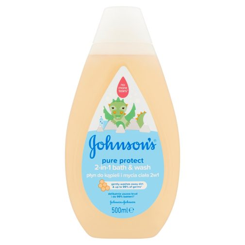 Johnson's Pure Protect 2 az 1-ben fürdető és tusfürdő gyerekeknek (500 ml)
