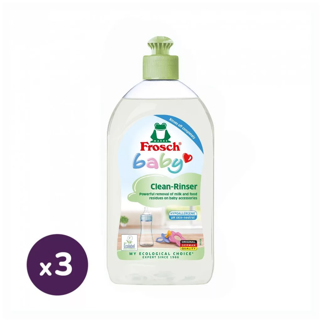 Frosch Baby mosogatószer 3x500 ml