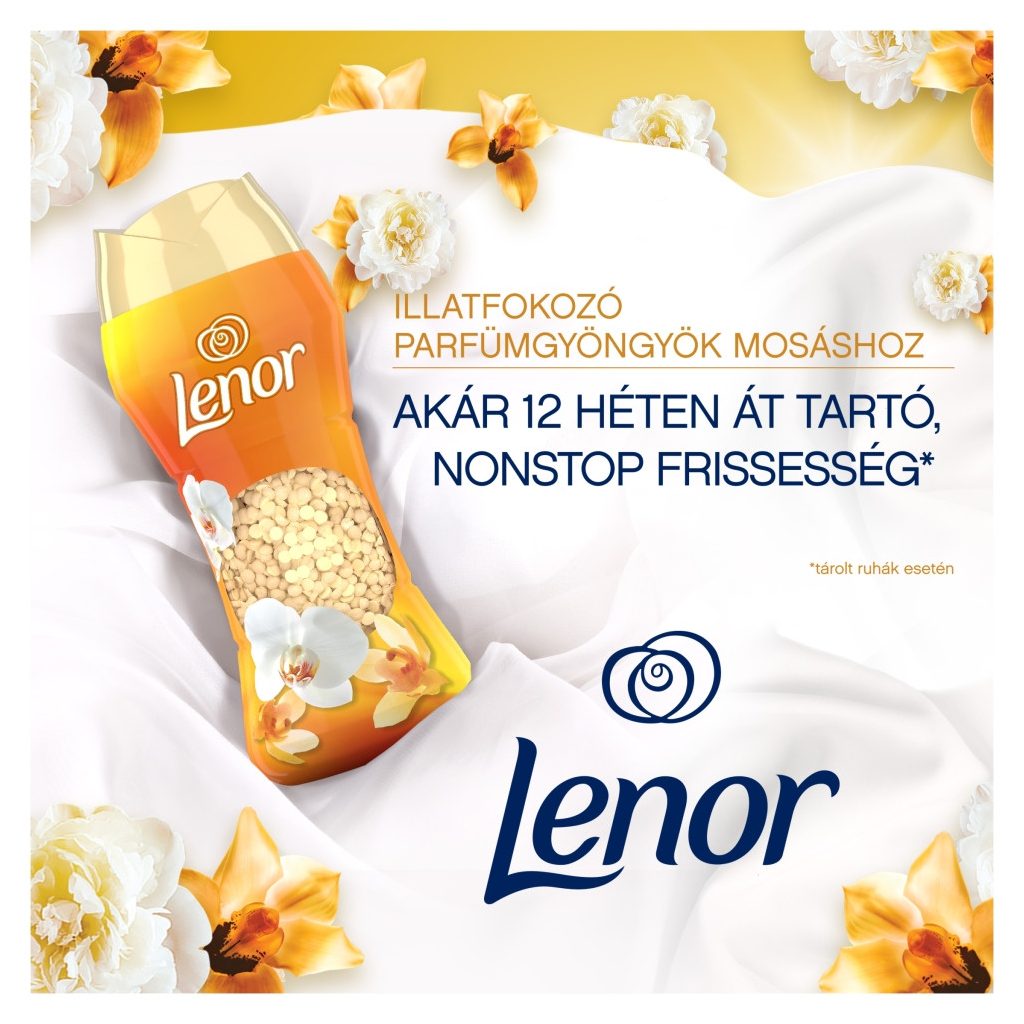 Lenor Orchid & Vanilla illatgyöngy 195 g (16 mosás)