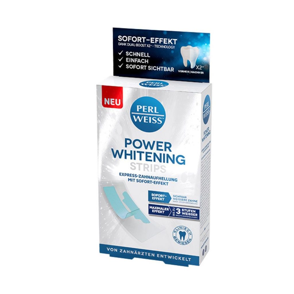 Perlweiss Power fogfehérítő csíkok 5 db