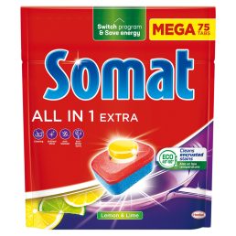   Somat All in One Extra Lemon & Lime mosogatógép-tabletta (75 db)