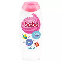   Baba kényeztető tusfürdő málna és rózsafa illattal (400 ml)
